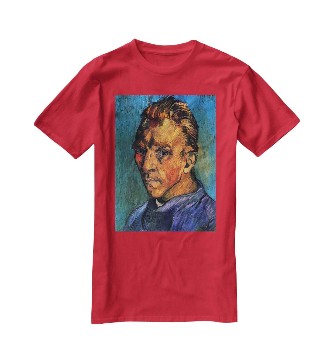 Self-Portrait by Van Gogh T-Shirt - Canvas Art Rocks - 4