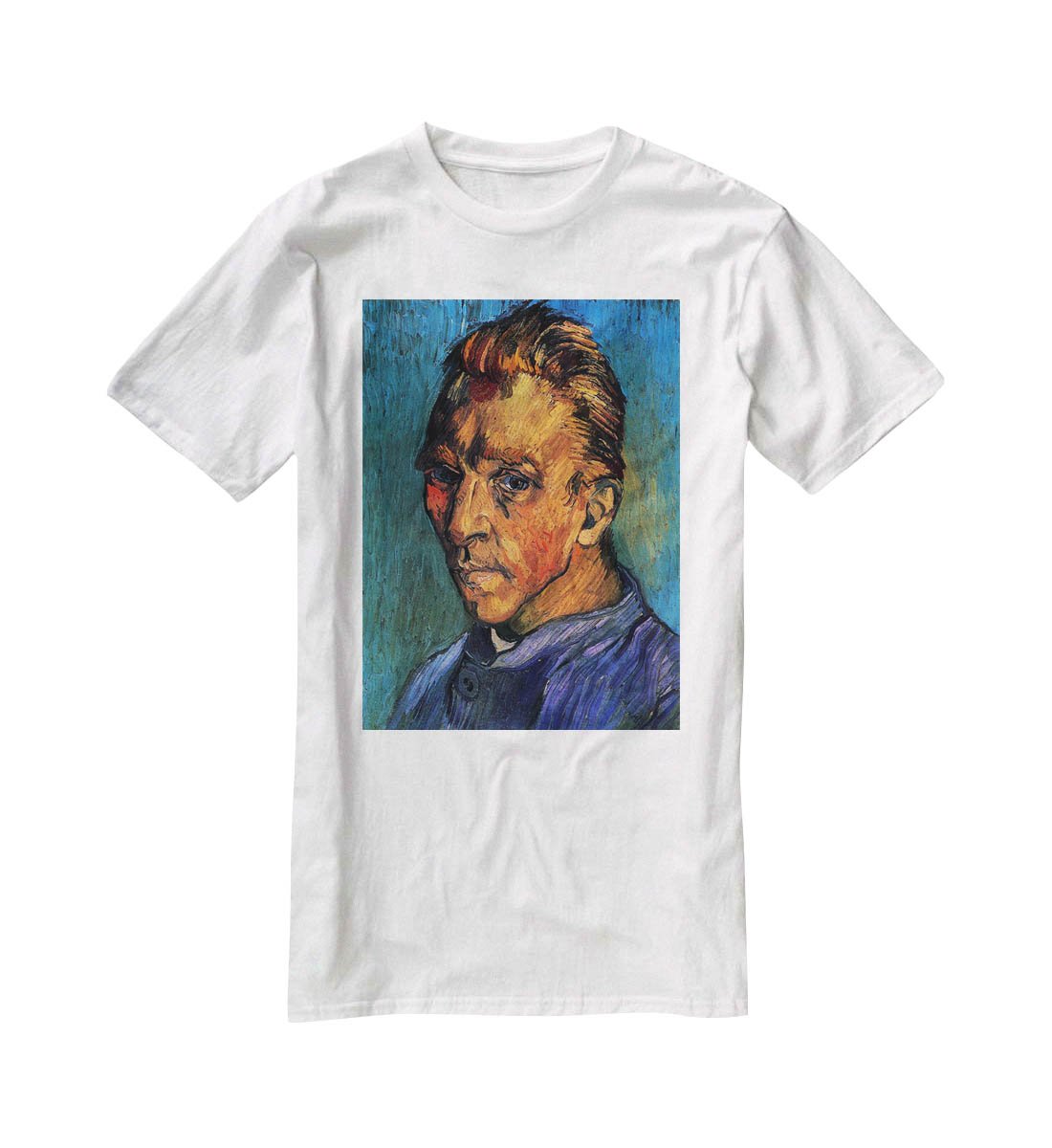 Self-Portrait by Van Gogh T-Shirt - Canvas Art Rocks - 5
