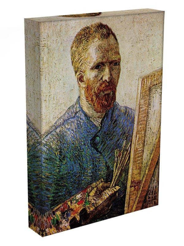 Self-Portrait in Front of the Easel by Van Gogh Canvas Print & Poster - Canvas Art Rocks - 3