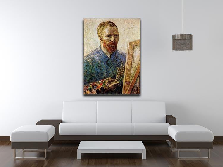 Self-Portrait in Front of the Easel by Van Gogh Canvas Print & Poster - Canvas Art Rocks - 4