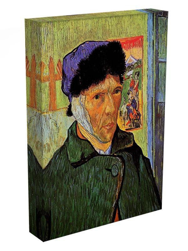 Self-Portrait with Bandaged Ear by Van Gogh Canvas Print & Poster - Canvas Art Rocks - 3