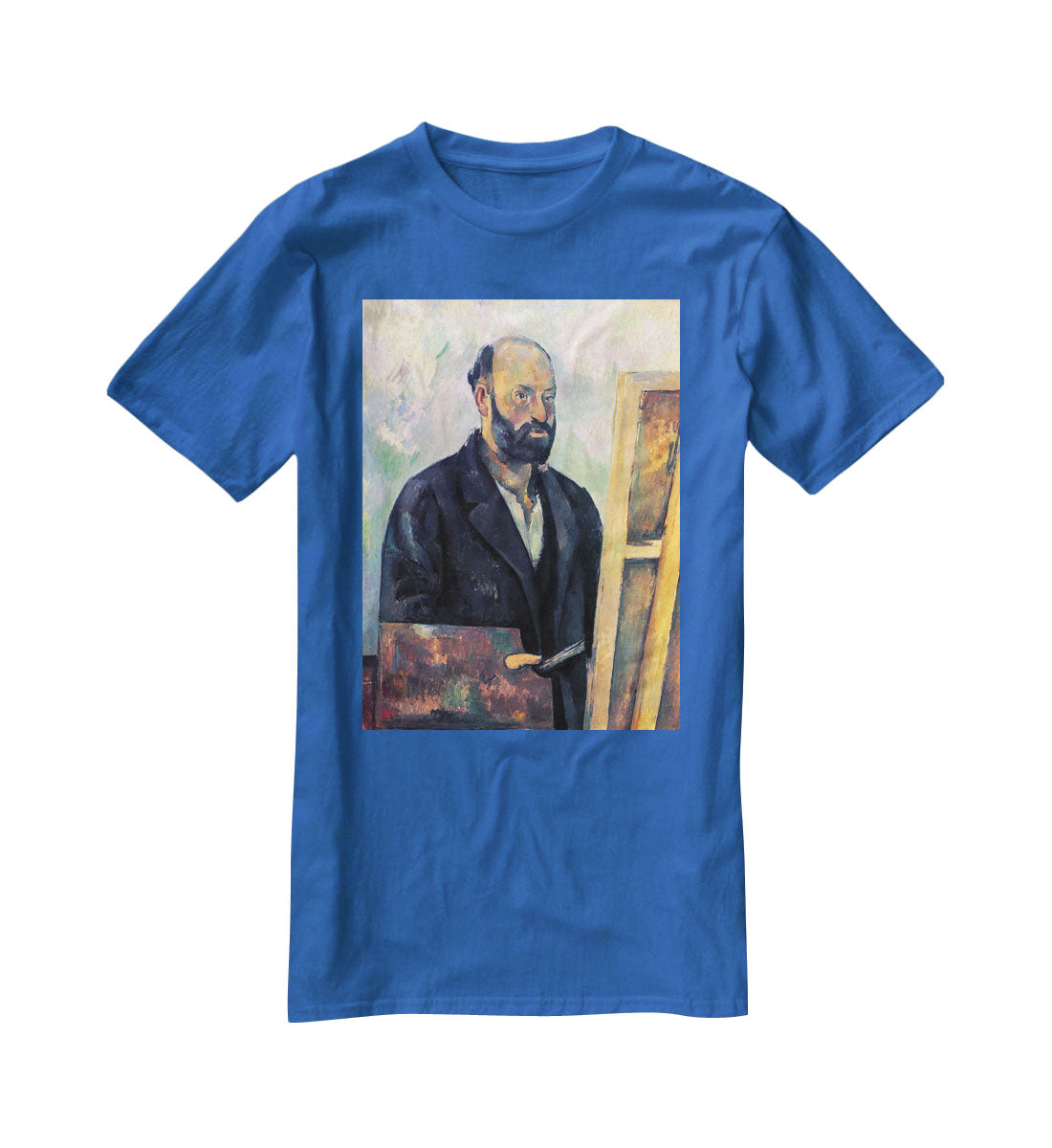Self-portrait with Pallette by Cezanne T-Shirt - Canvas Art Rocks - 2