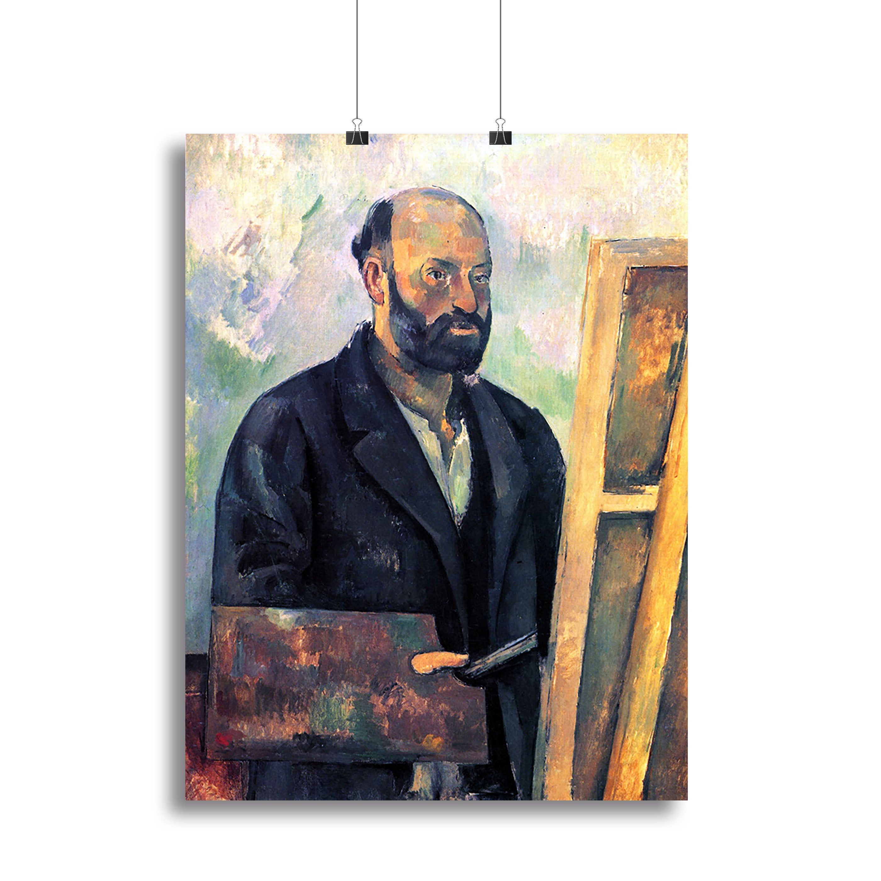 Self-portrait with Pallette by Cezanne Canvas Print or Poster - Canvas Art Rocks - 2