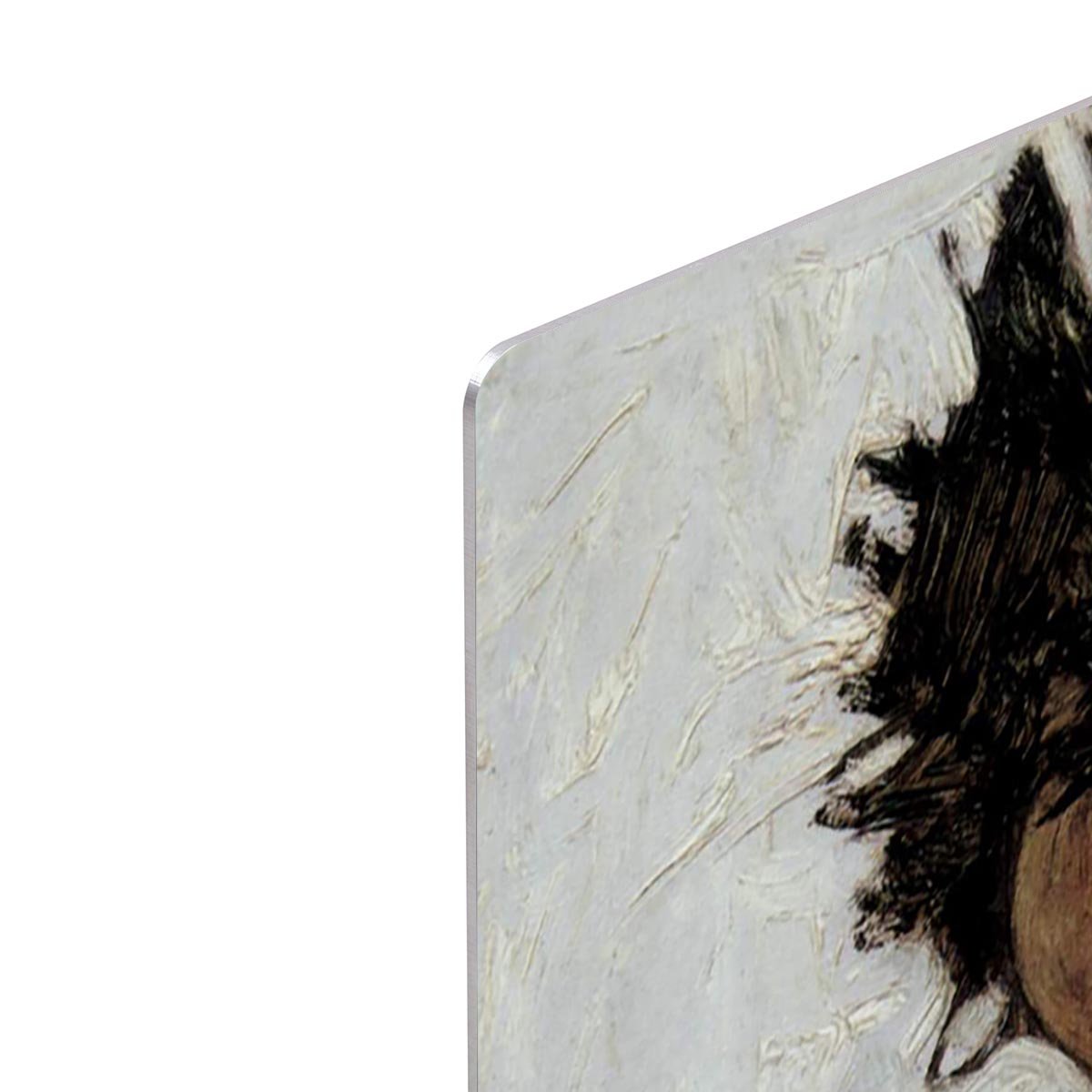 Self-portrait with lowered head by Egon Schiele HD Metal Print - Canvas Art Rocks - 4