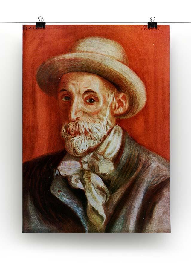 Self Portrait 1910 by Renoir Canvas Print or Poster - Canvas Art Rocks - 2