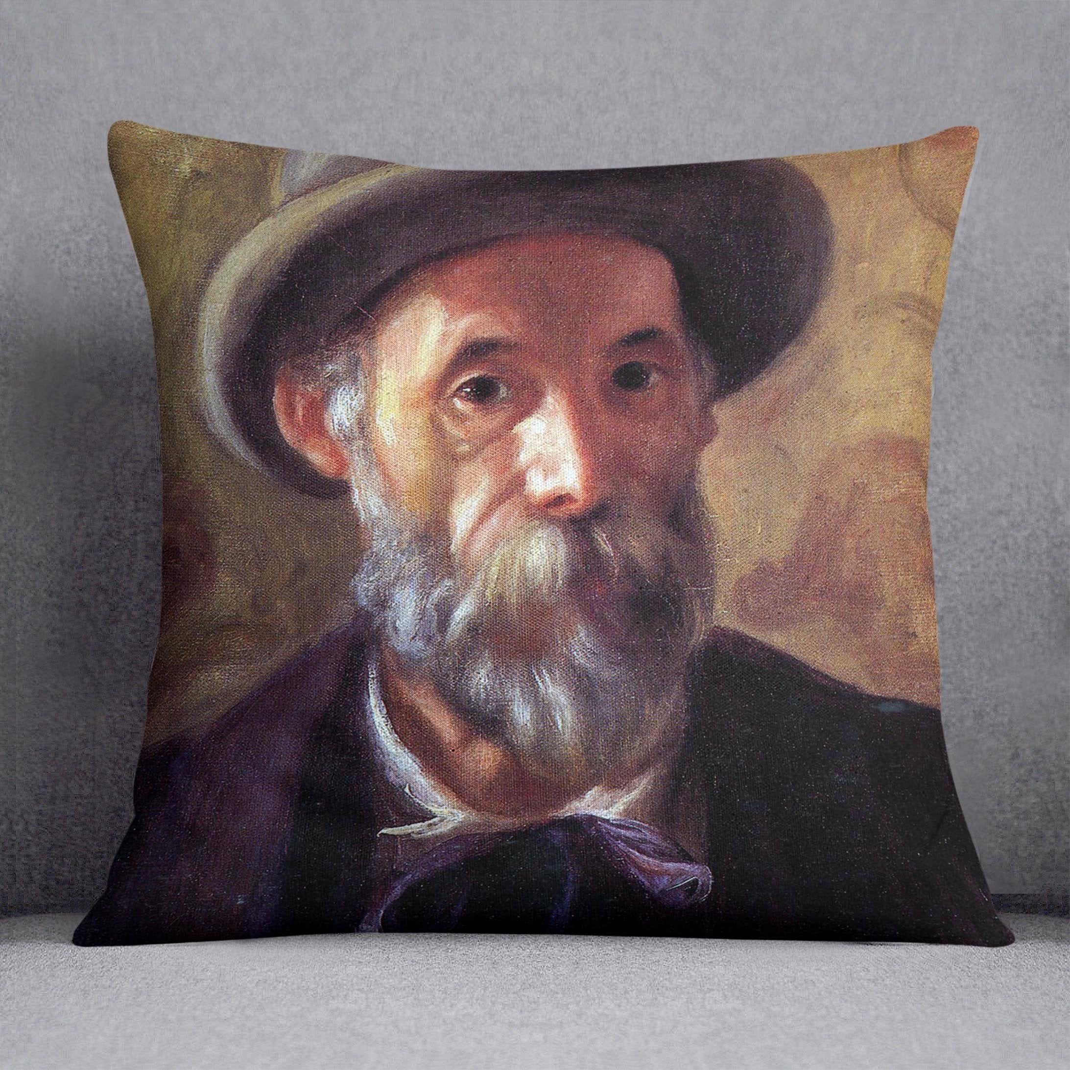 Self Portrait 1 by Renoir Throw Pillow