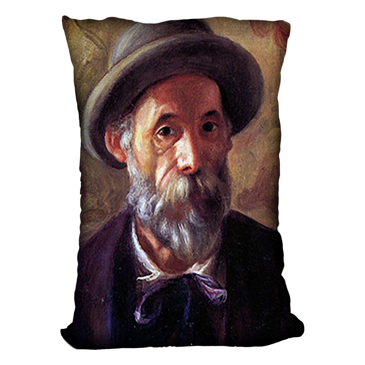 Self Portrait 1 by Renoir Throw Pillow
