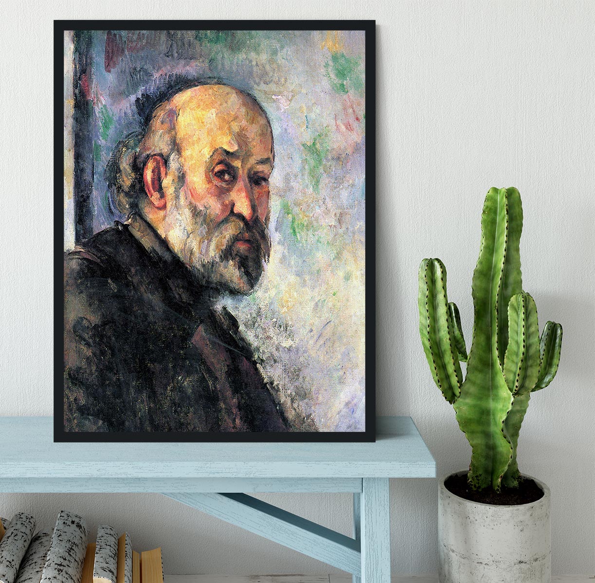 Self Portrait #4 by Cezanne Framed Print - Canvas Art Rocks - 2