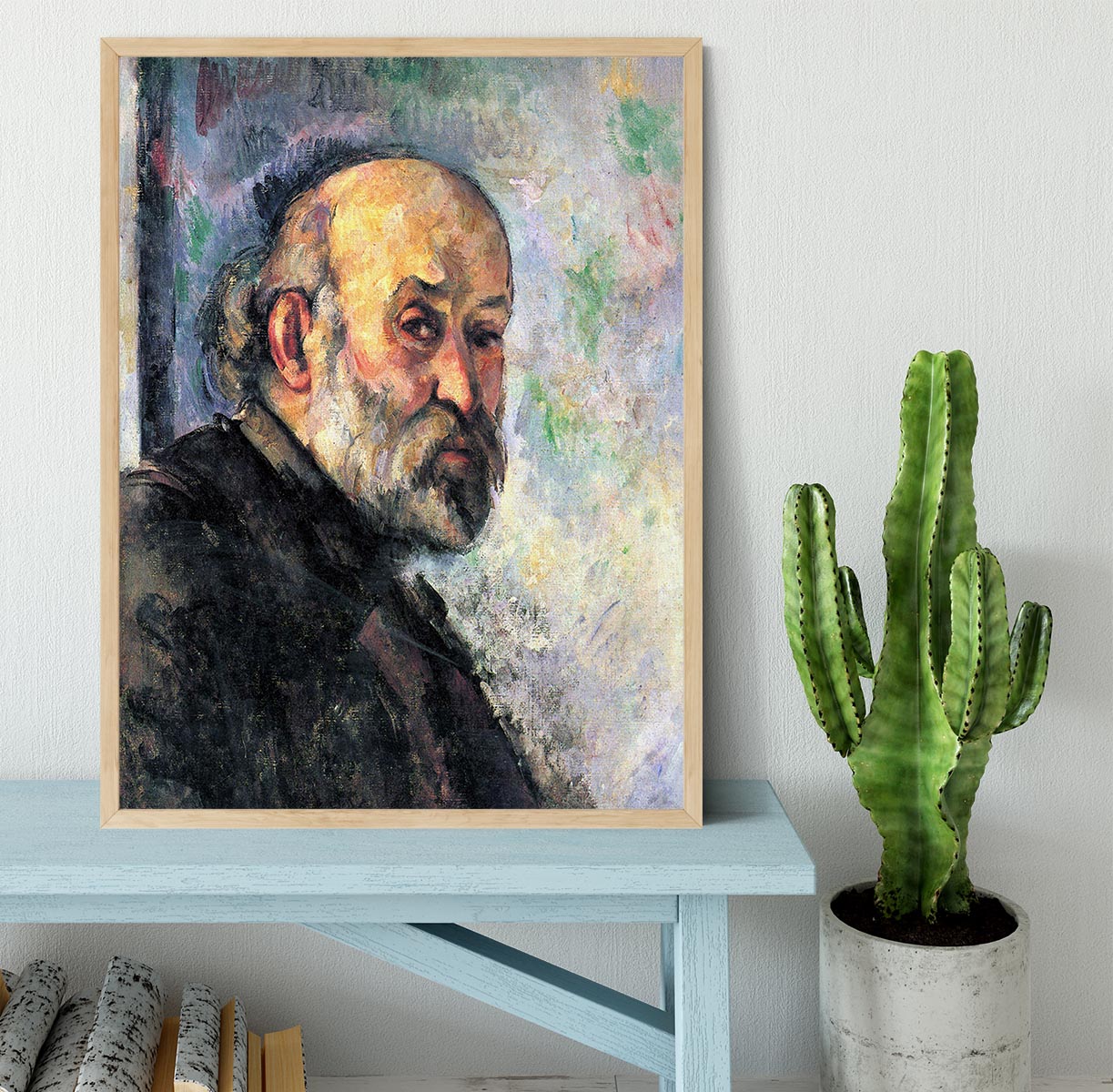 Self Portrait #4 by Cezanne Framed Print - Canvas Art Rocks - 4