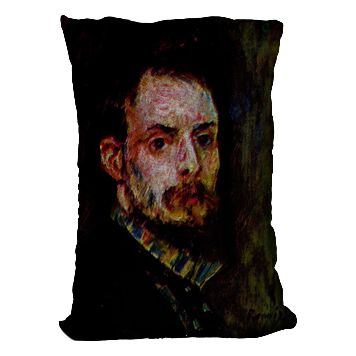 Self Portrait 2 by Renoir Throw Pillow