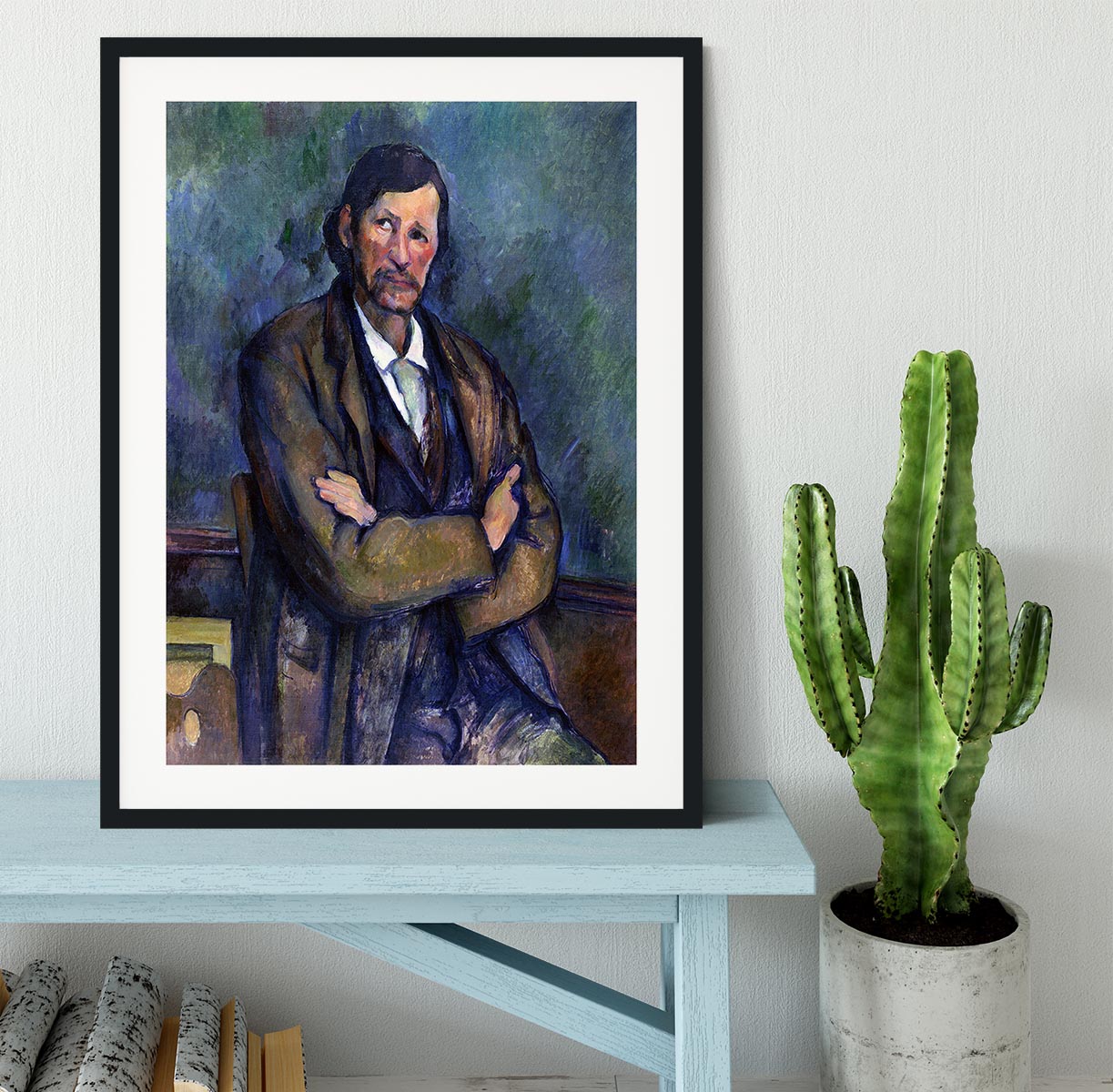 Self Portrait by Cezanne Framed Print - Canvas Art Rocks - 1