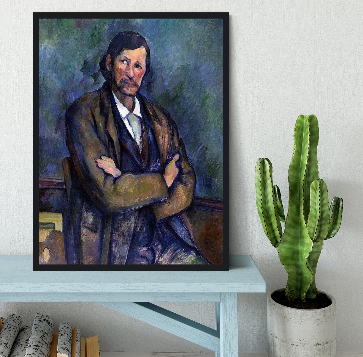 Self Portrait by Cezanne Framed Print - Canvas Art Rocks - 2