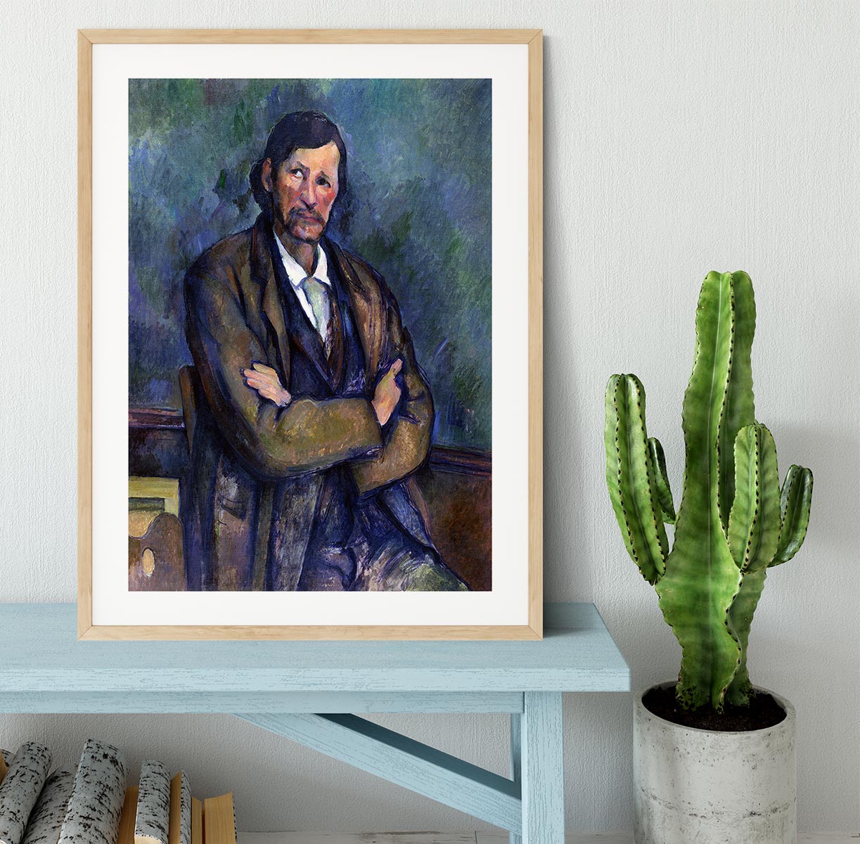 Self Portrait by Cezanne Framed Print - Canvas Art Rocks - 3