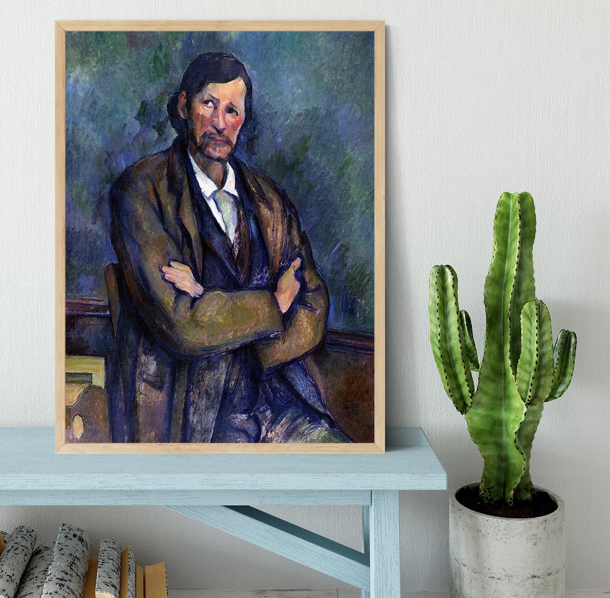 Self Portrait by Cezanne Framed Print - Canvas Art Rocks - 4