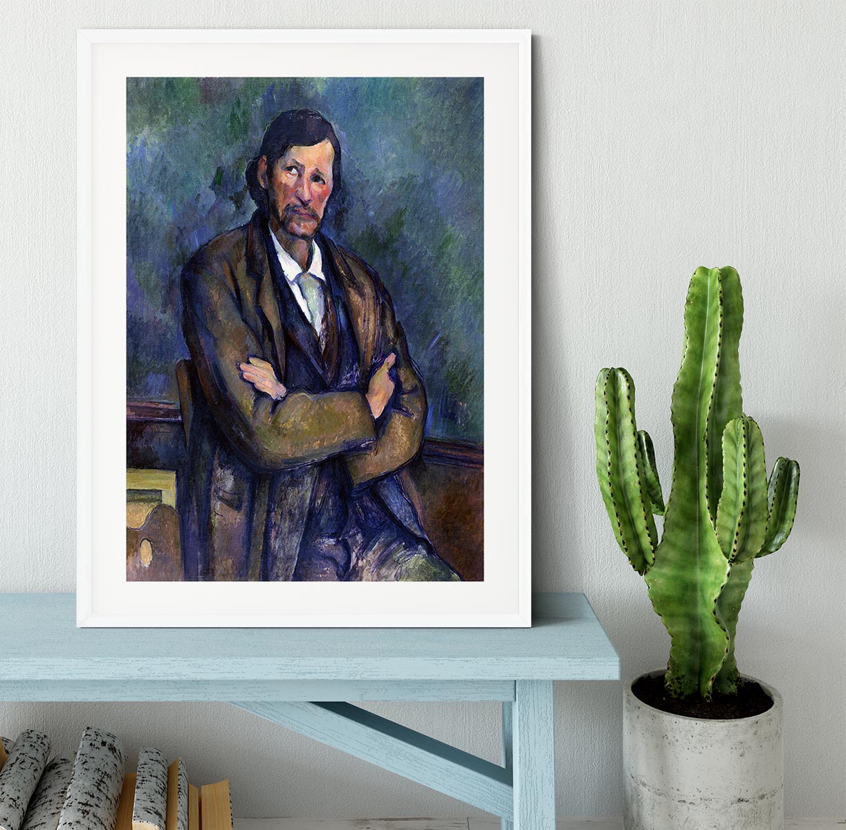 Self Portrait by Cezanne Framed Print - Canvas Art Rocks - 5