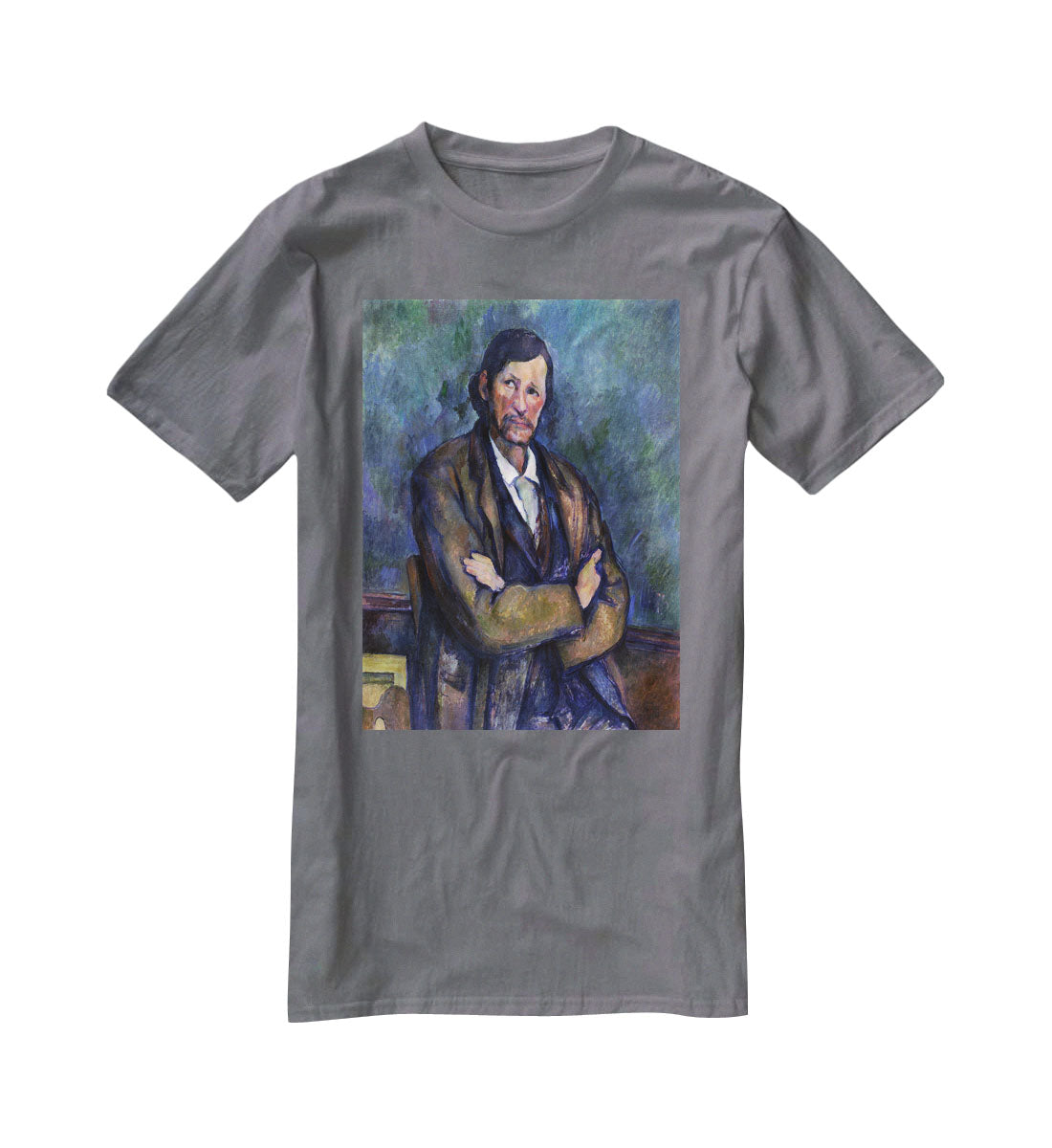 Self Portrait by Cezanne T-Shirt - Canvas Art Rocks - 3