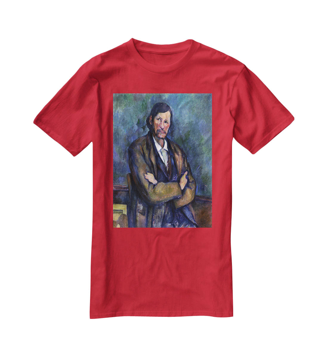 Self Portrait by Cezanne T-Shirt - Canvas Art Rocks - 4