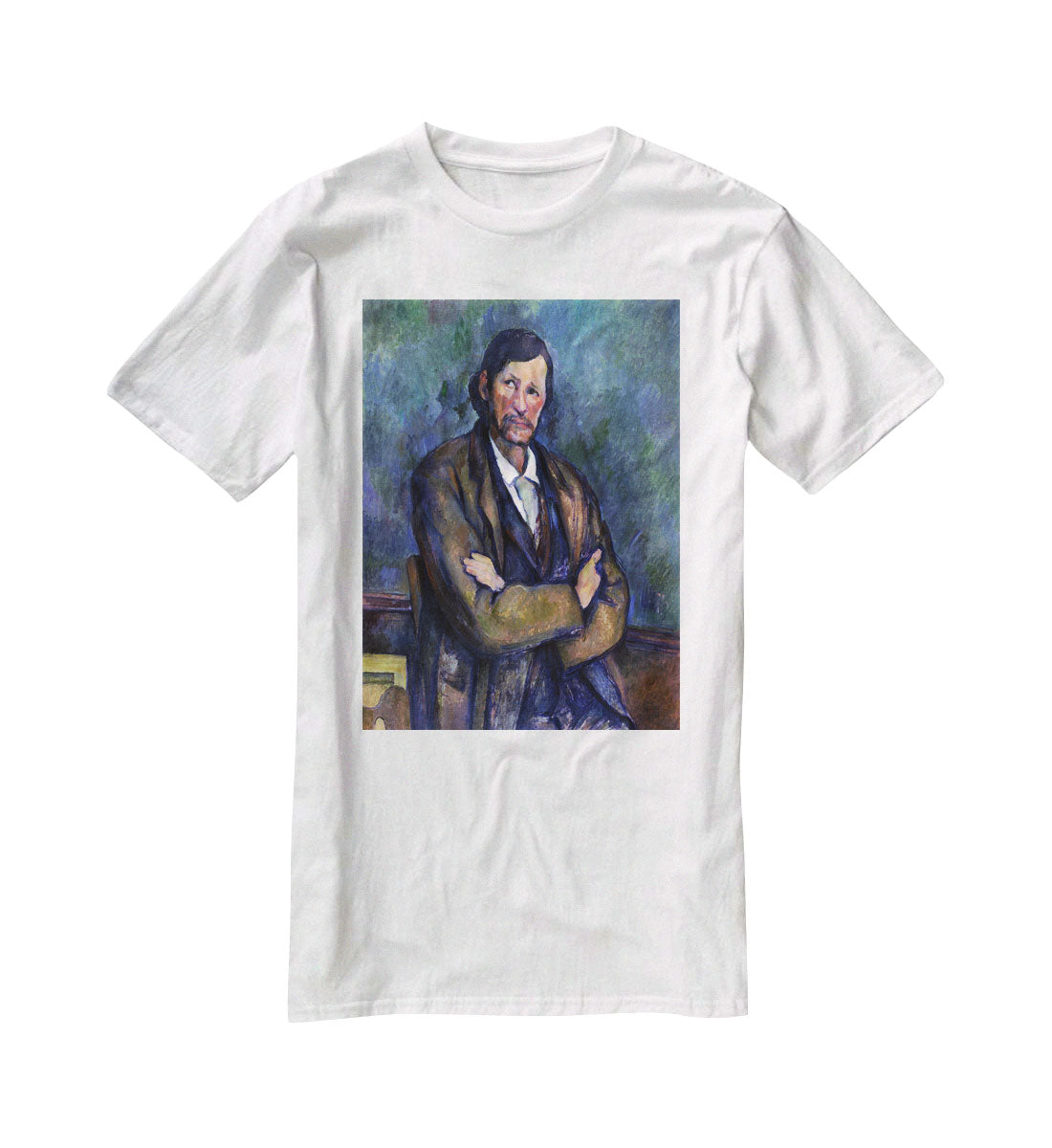 Self Portrait by Cezanne T-Shirt - Canvas Art Rocks - 5