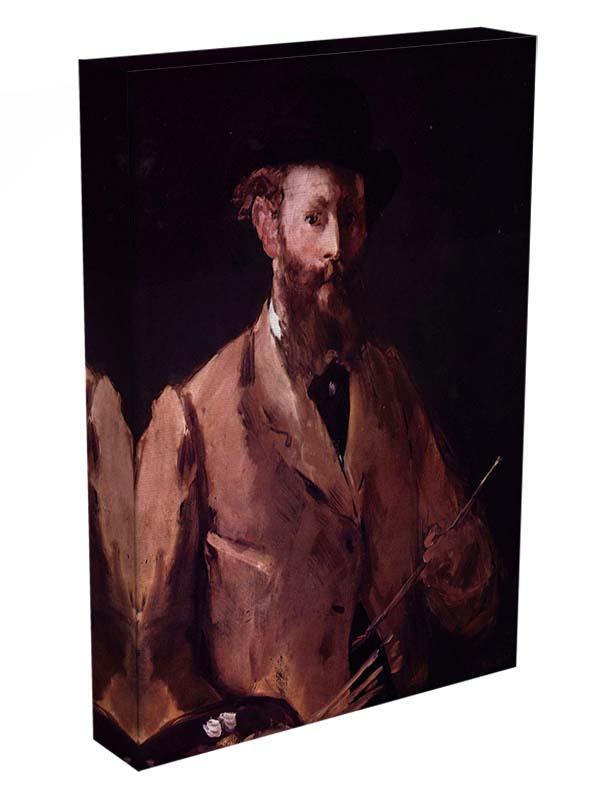 Self Portrait with Pallette by Manet Canvas Print or Poster - Canvas Art Rocks - 3