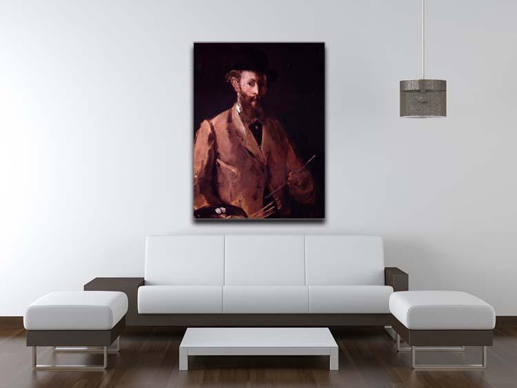 Self Portrait with Pallette by Manet Canvas Print or Poster - Canvas Art Rocks - 4