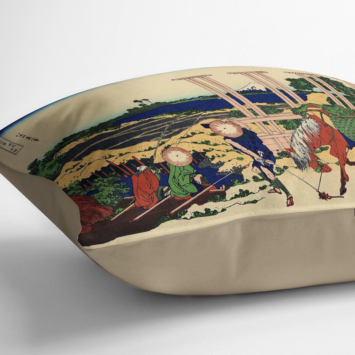 Senju by Hokusai Throw Pillow