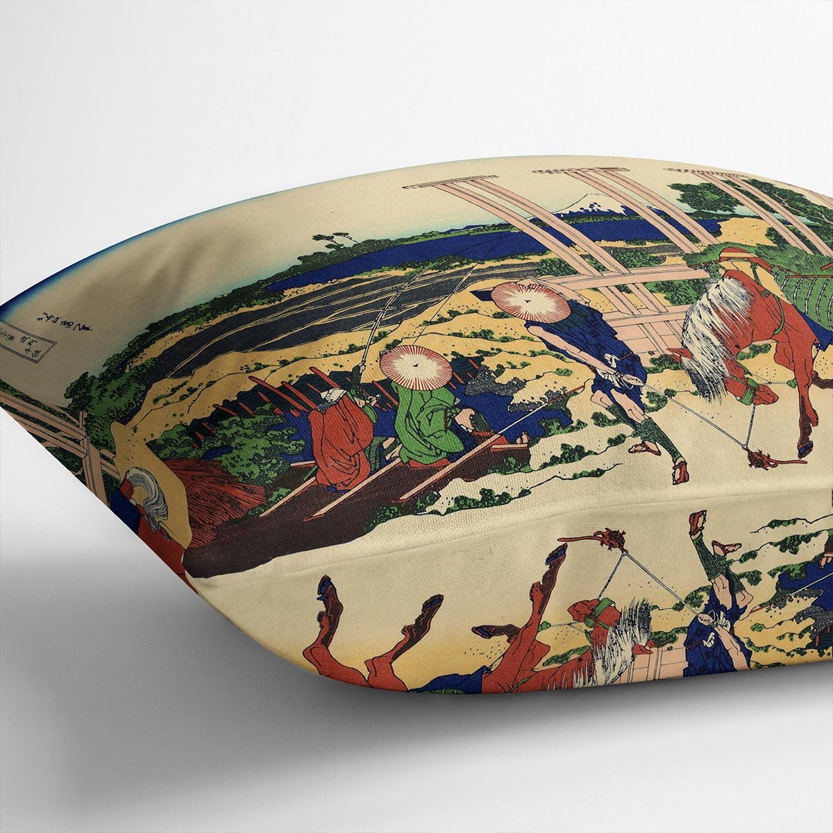 Senju by Hokusai Throw Pillow