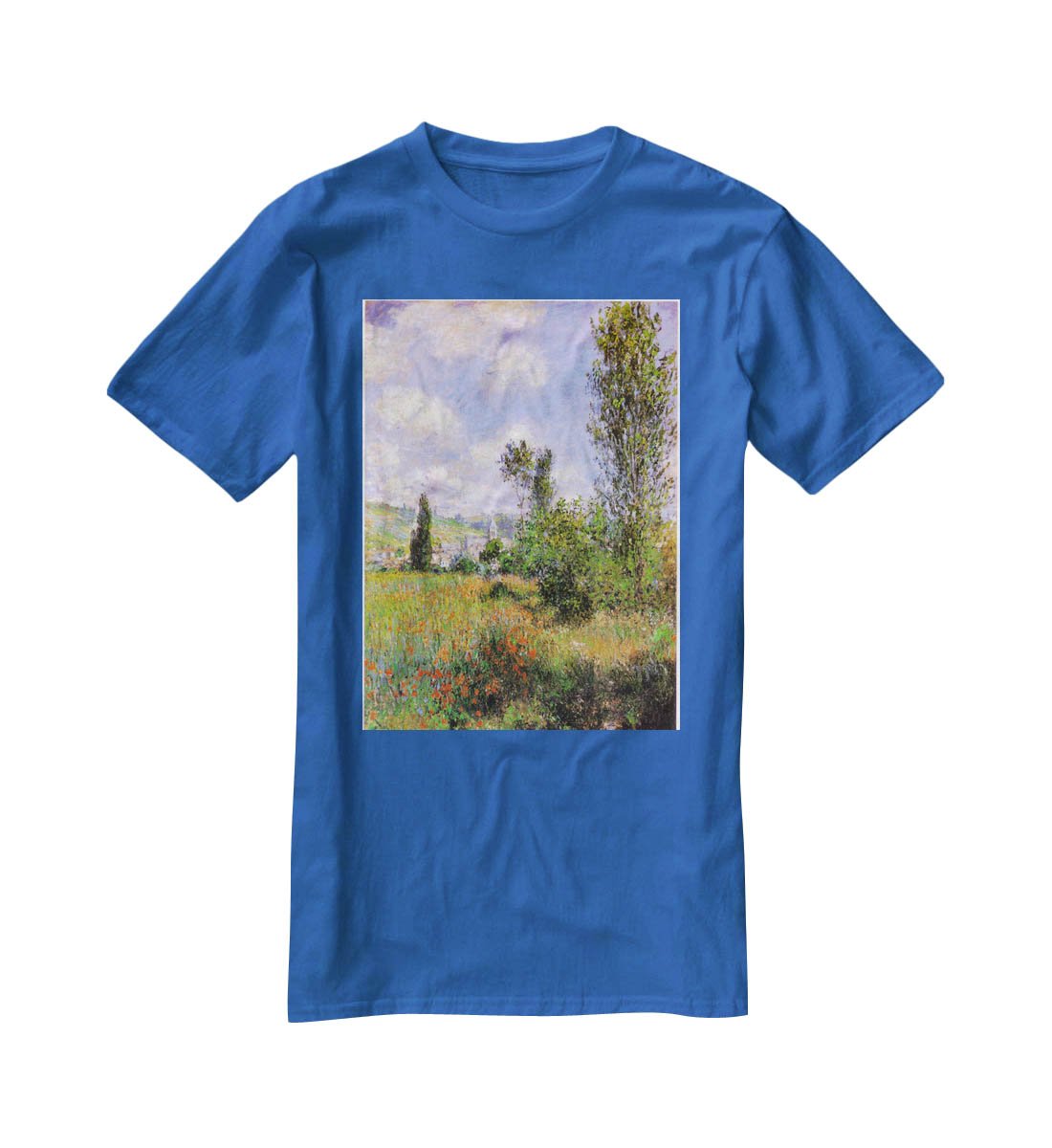 Sentier ile Saint Martin 1880 by Monet T-Shirt - Canvas Art Rocks - 2