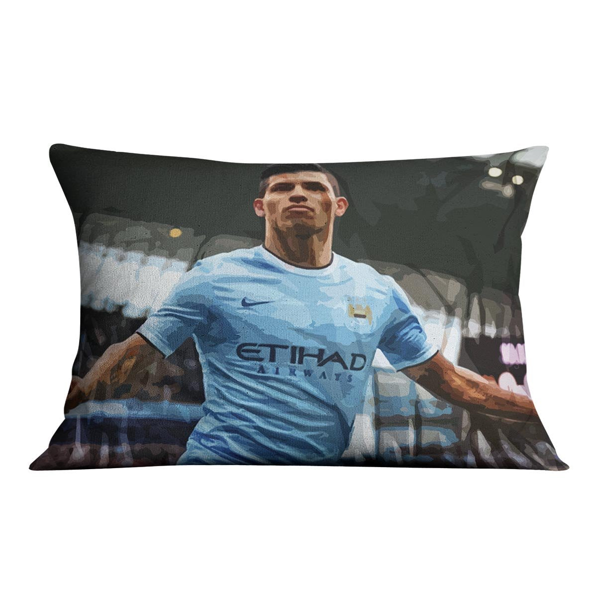Sergio Aguero Manchester City Cushion