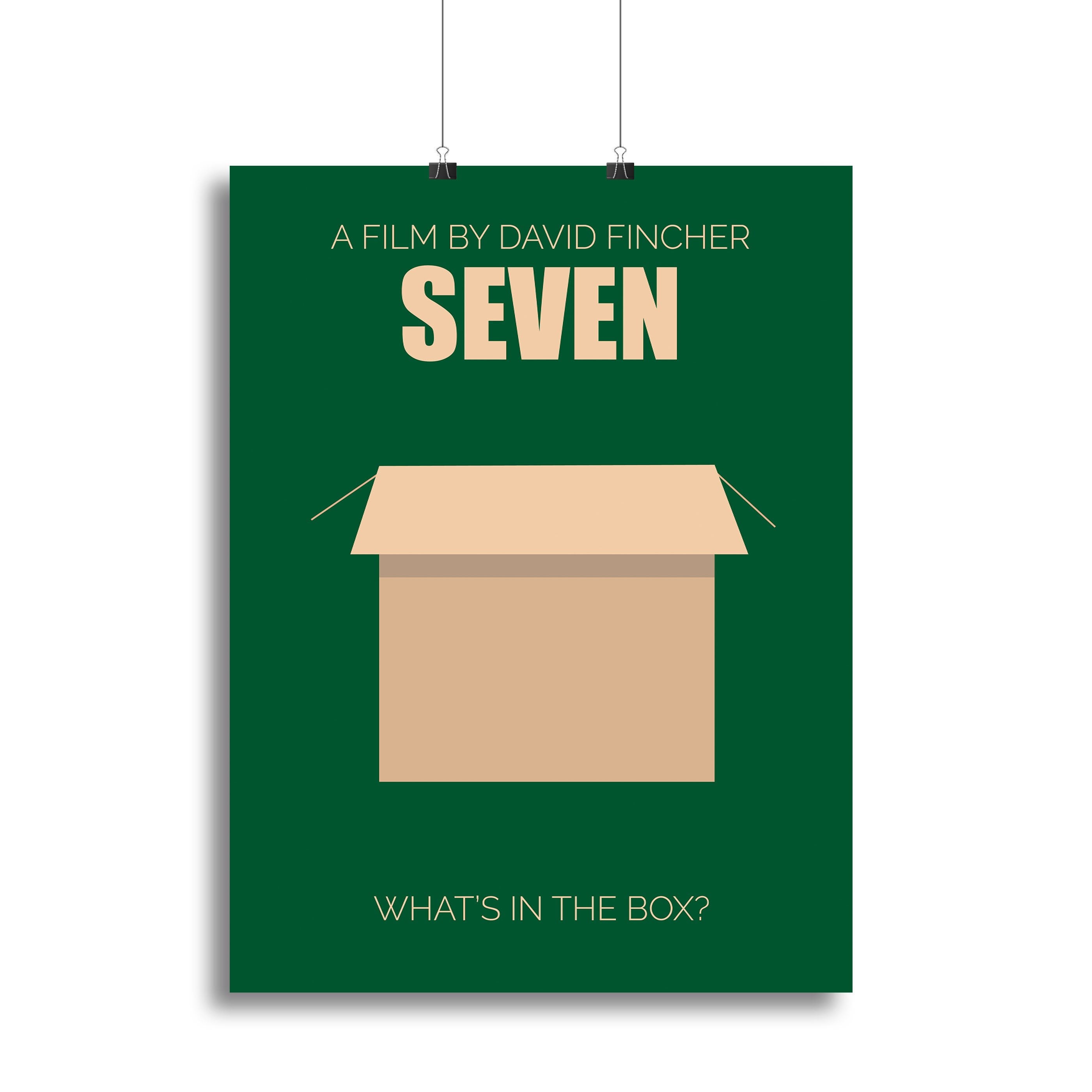 Seven Minimal Movie Canvas Print or Poster