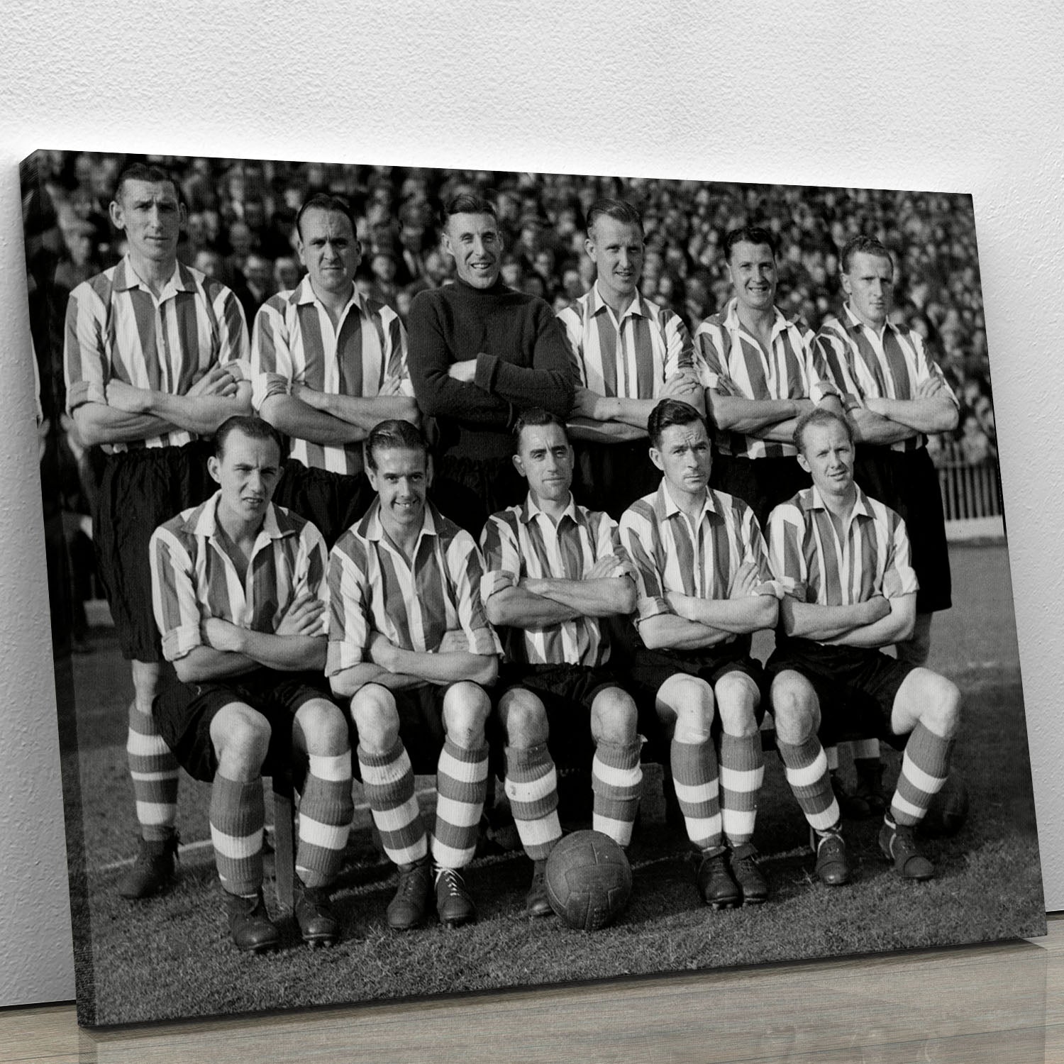 Sheffield United Football Club Team Photo 1947 Canvas Print or Poster - Canvas Art Rocks - 1