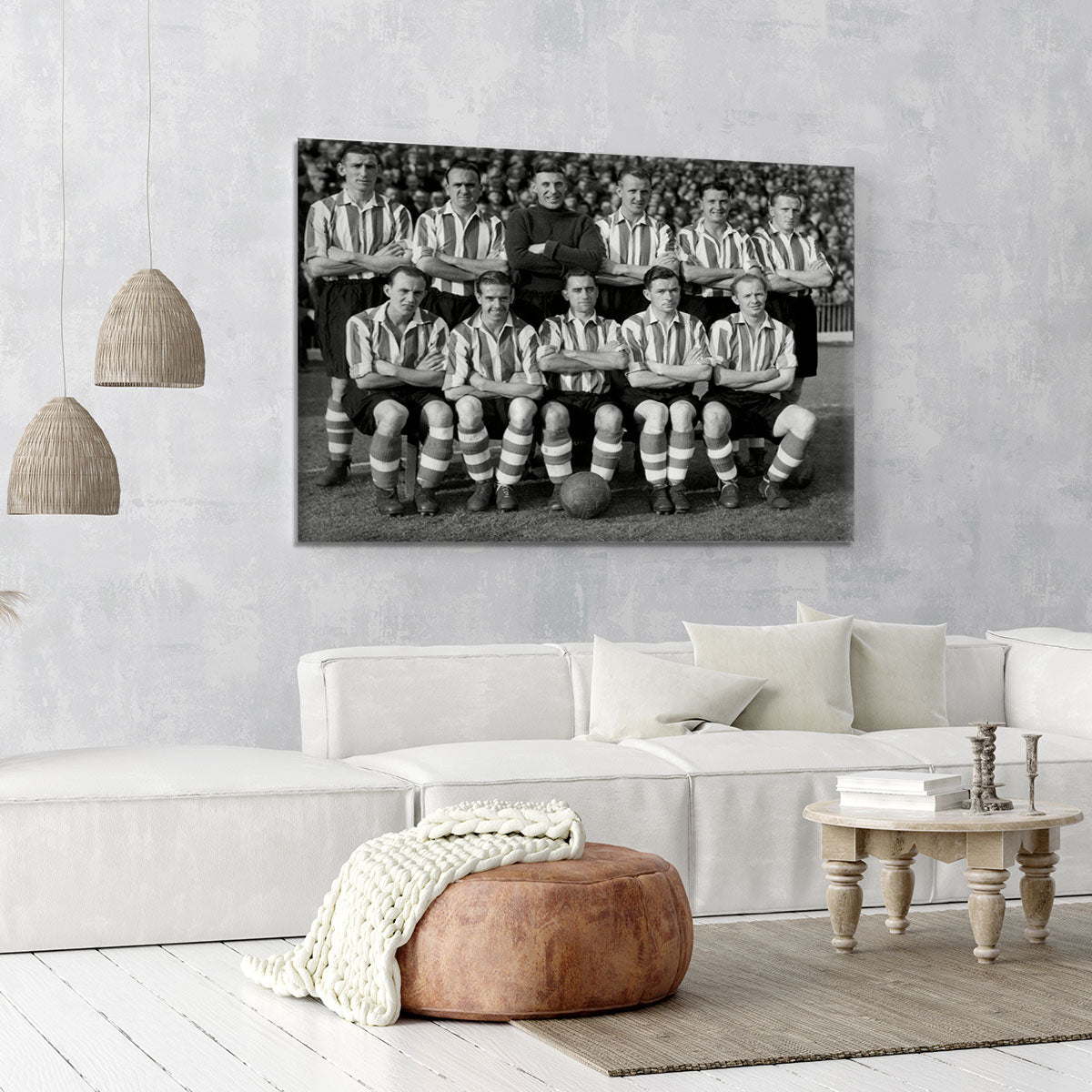 Sheffield United Football Club Team Photo 1947 Canvas Print or Poster - Canvas Art Rocks - 6