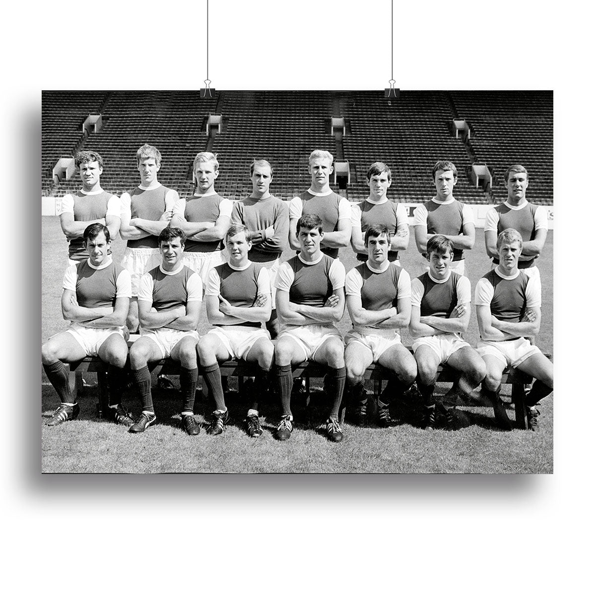 Sheffield Wednesday Football Club Team Photo 1967-68 Season Canvas Print or Poster - Canvas Art Rocks - 2