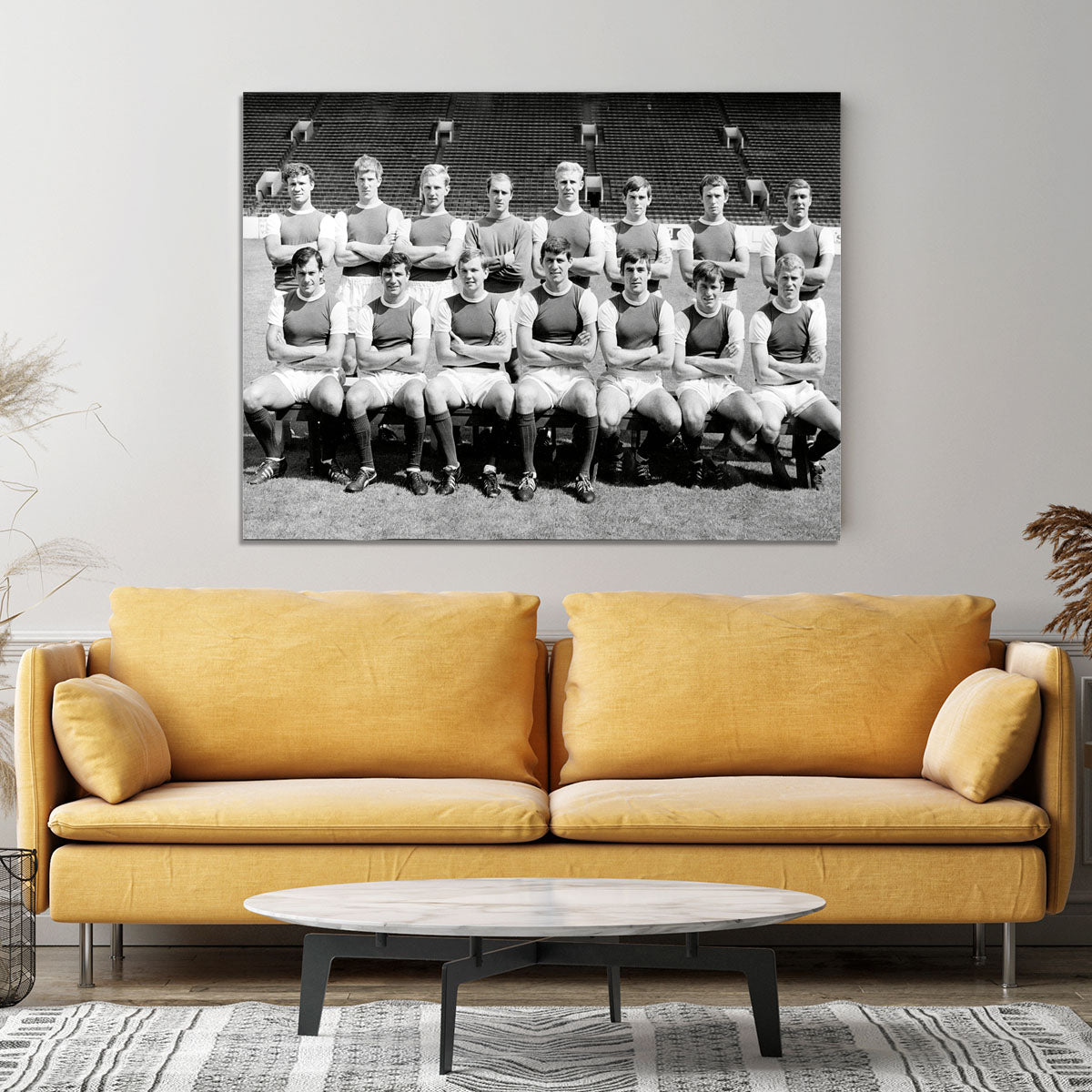 Sheffield Wednesday Football Club Team Photo 1967-68 Season Canvas Print or Poster - Canvas Art Rocks - 4