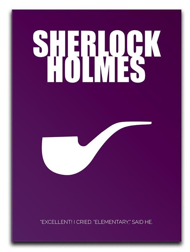 Sherlock Holmes Minimal Movie Canvas Print or Poster  - Canvas Art Rocks - 1