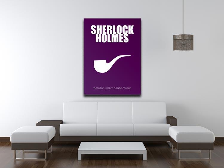 Sherlock Holmes Minimal Movie Canvas Print or Poster - Canvas Art Rocks - 4