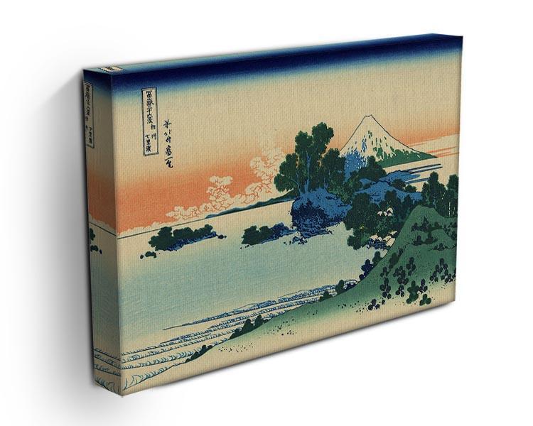 Shichiri beach in Sagami province by Hokusai Canvas Print or Poster - Canvas Art Rocks - 3