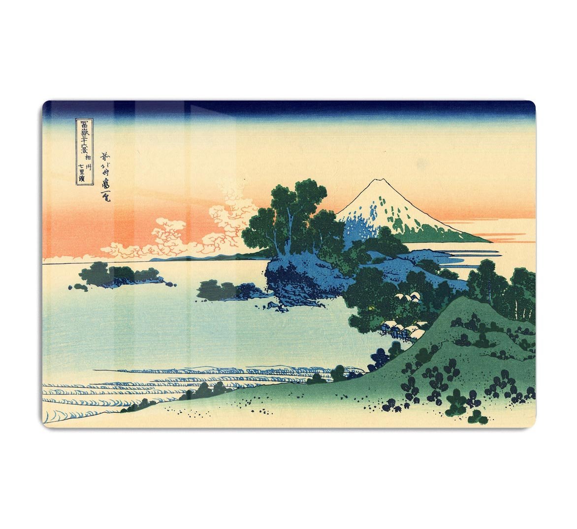 Shichiri beach in Sagami province by Hokusai HD Metal Print