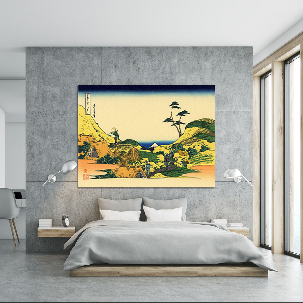 Shimomeguro by Hokusai Canvas Print or Poster - Canvas Art Rocks - 5