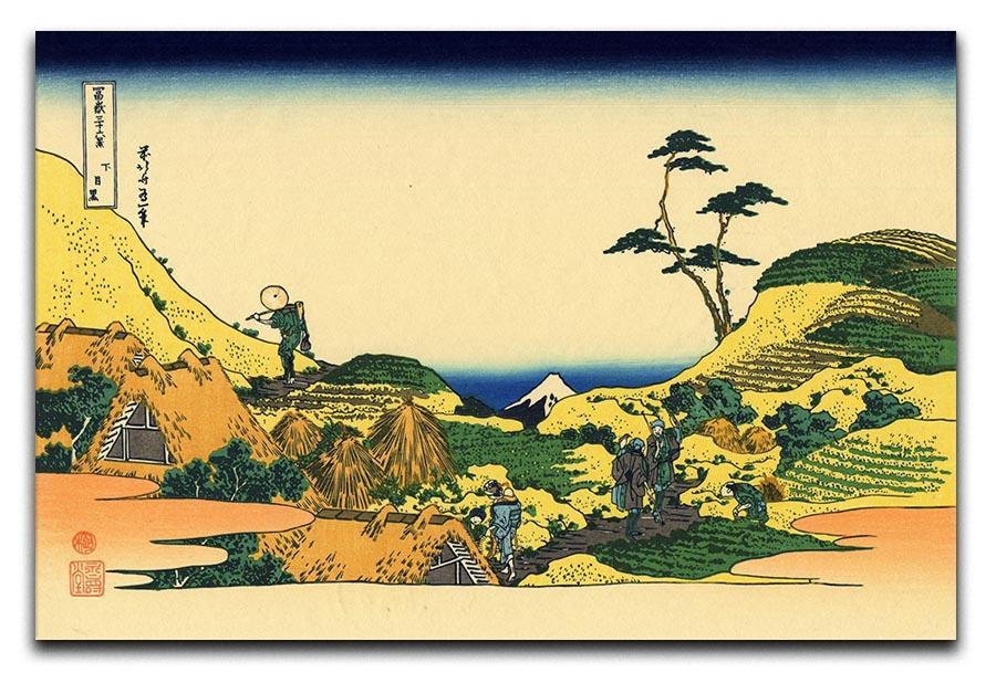 Shimomeguro by Hokusai Canvas Print or Poster  - Canvas Art Rocks - 1