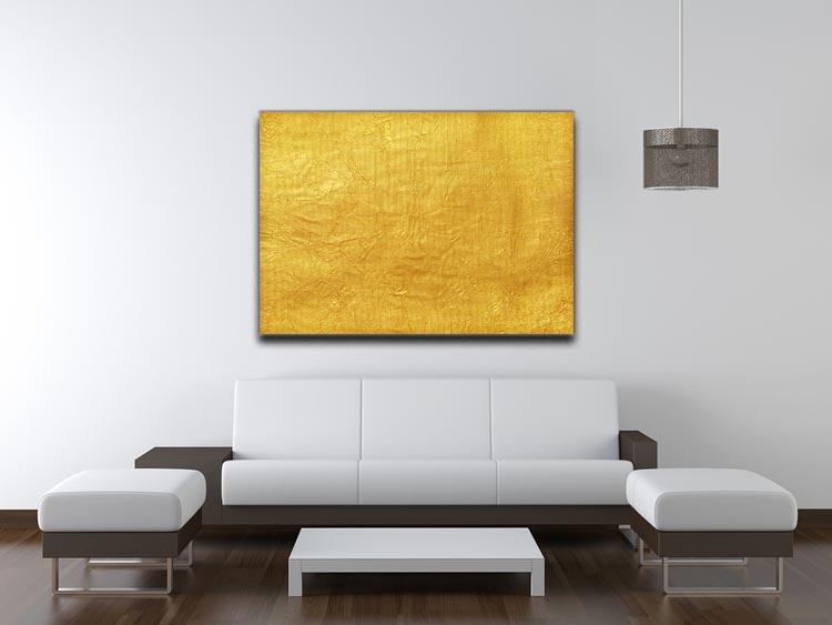 Shiny yellow leaf Canvas Print or Poster - Canvas Art Rocks - 4