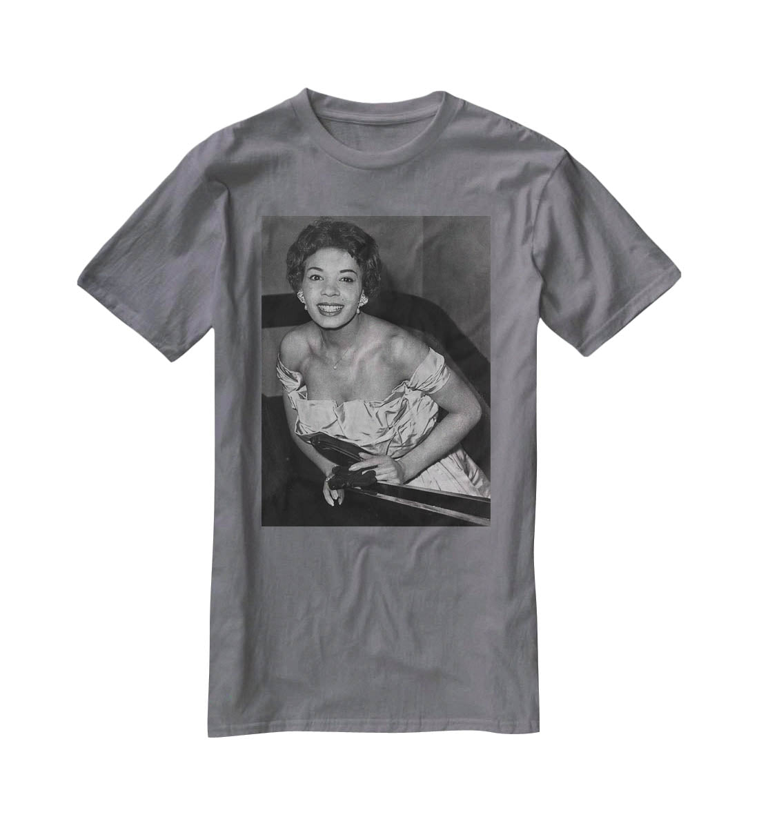 Shirley Bassey singer T-Shirt - Canvas Art Rocks - 3