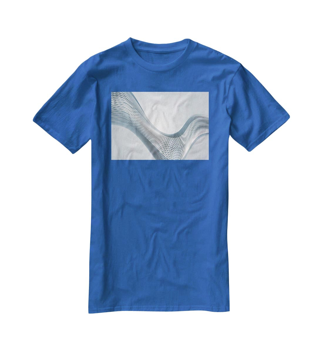 Silver Wave T-Shirt - Canvas Art Rocks - 2