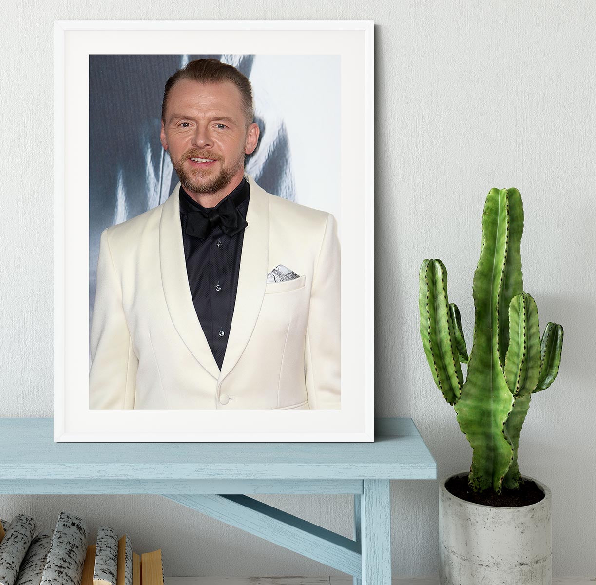 Simon Pegg Framed Print - Canvas Art Rocks - 5