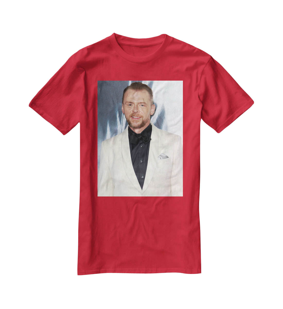 Simon Pegg T-Shirt - Canvas Art Rocks - 4