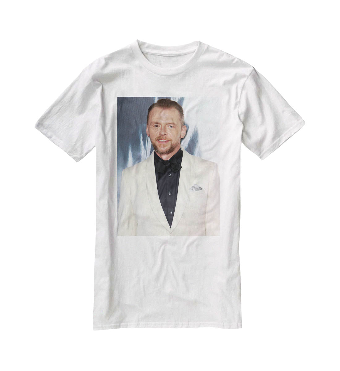 Simon Pegg T-Shirt - Canvas Art Rocks - 5