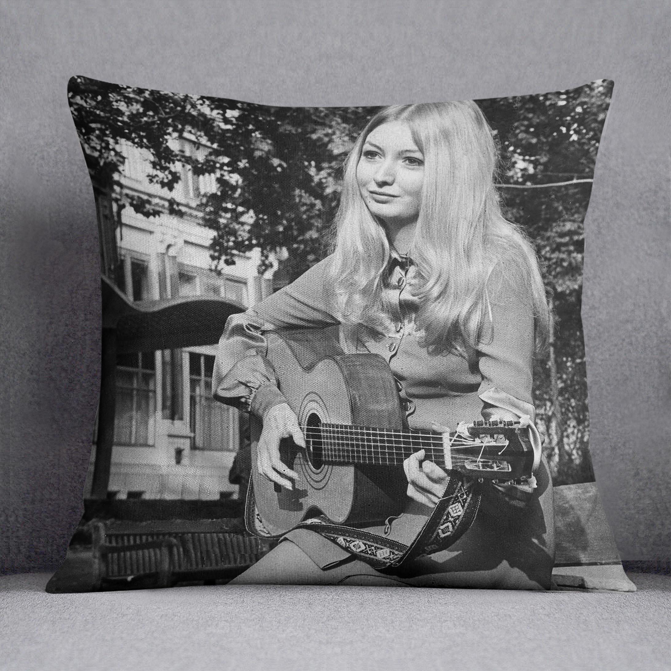 Singer Mary Hopkin Cushion