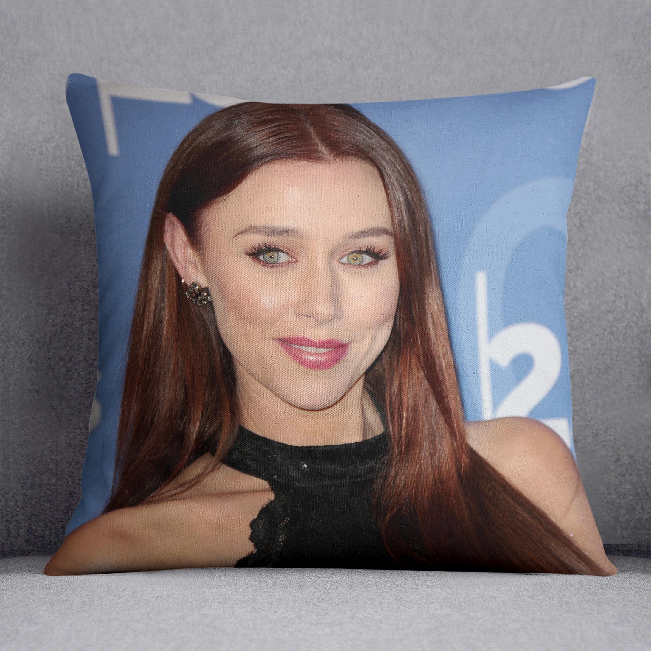 Singer Una Healey Cushion - Canvas Art Rocks - 1