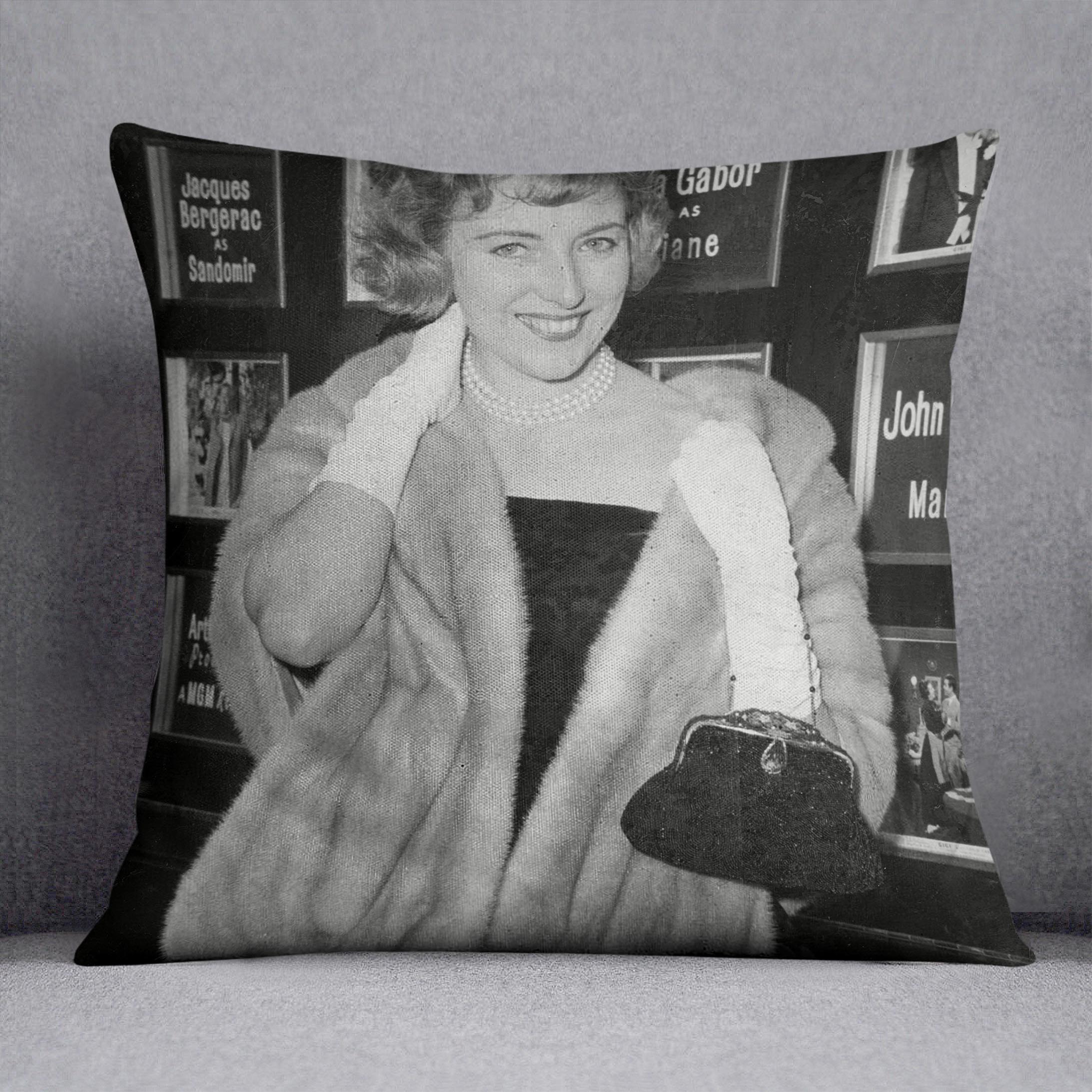 Singer Vera Lynn Cushion