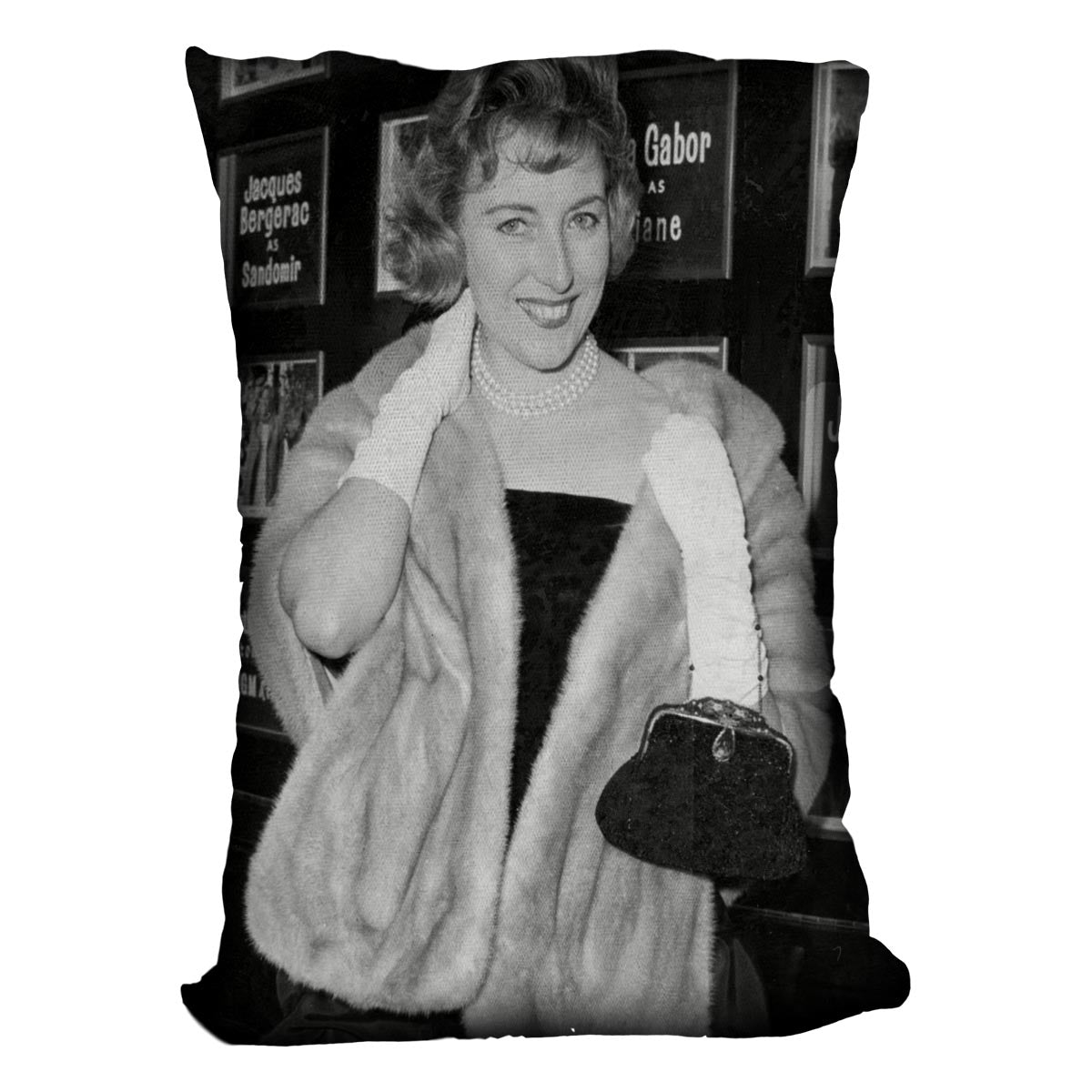 Singer Vera Lynn Cushion