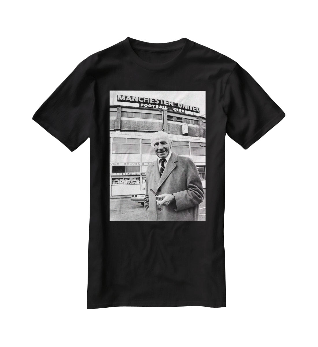 Sir Matt Busby T-Shirt - Canvas Art Rocks - 1